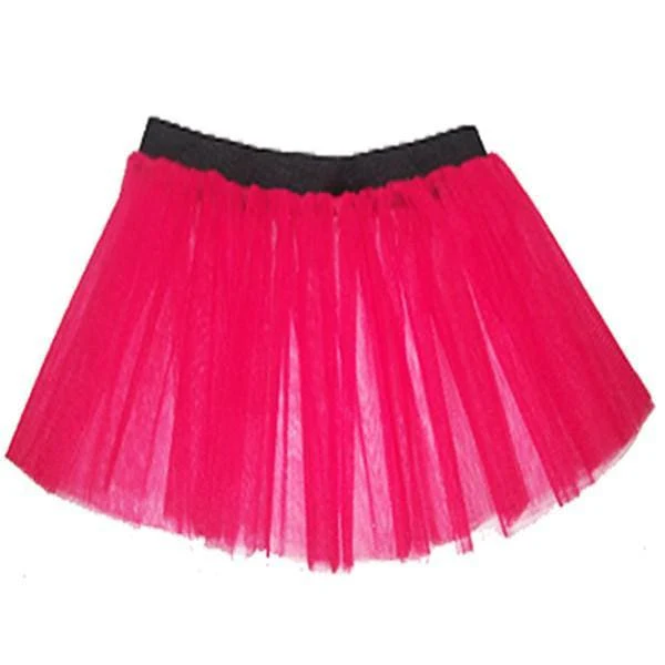 Children Girls Neon 3 Layers of Net UV Tutu Skirt Fancy Dress Party Costume - Children 4-14 Years - Image 4