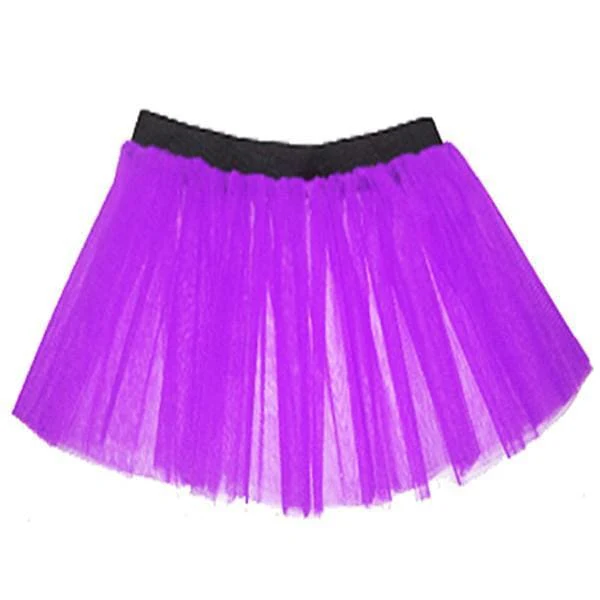 Children Girls Neon 3 Layers of Net UV Tutu Skirt Fancy Dress Party Costume - Children 4-14 Years - Image 7
