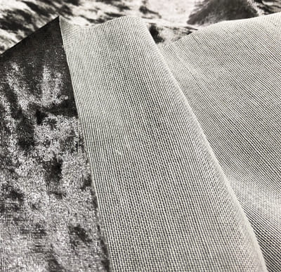 Premium Crushed Velvet Fabric Curtains Material Dressmaking Upholstery - Image 8