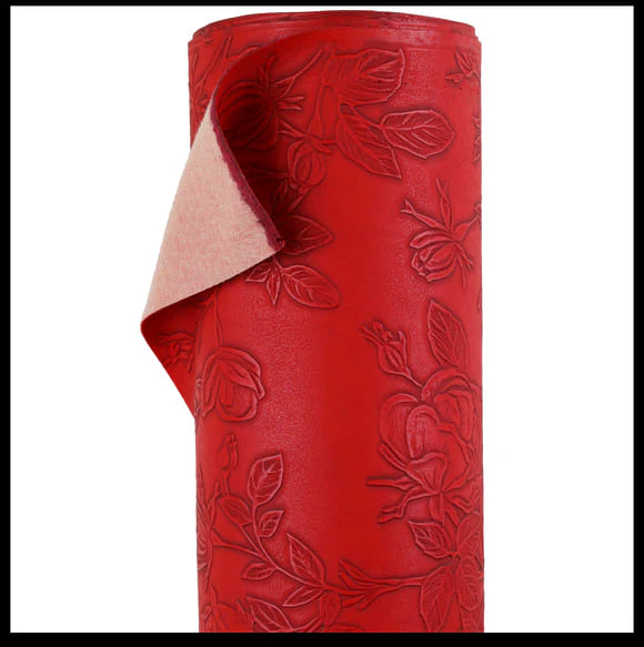 Floral Faux Leather Fabric Waterproof Leatherette Flower Material Car Seat Vinyl - 140cm Wide - Image 10