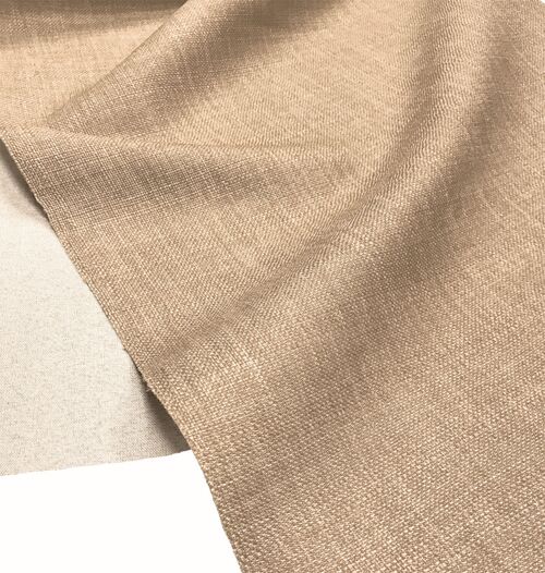 Plain Soft Linen Look Fabric Curtain Material Dressmaking Upholstery - 145cm Wide - Image 9