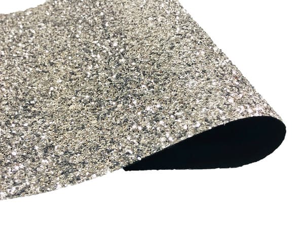 PREMIUM CHUNKY GLITTER FABRIC SPARKLY A4 A5 SHEET VINYL CRAFT BAG WALL DECOR BOW - Image 5