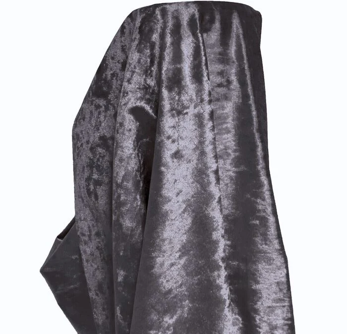 Premium Crushed Velvet Fabric Curtains Material Dressmaking Upholstery - Image 5