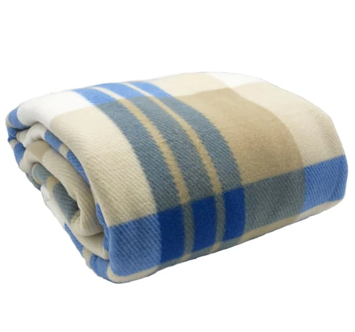 Tartan Blanket | Plaid Throws Size 125cm x 150cm Picnic Beach Bed Fleece Throwover - Image 14