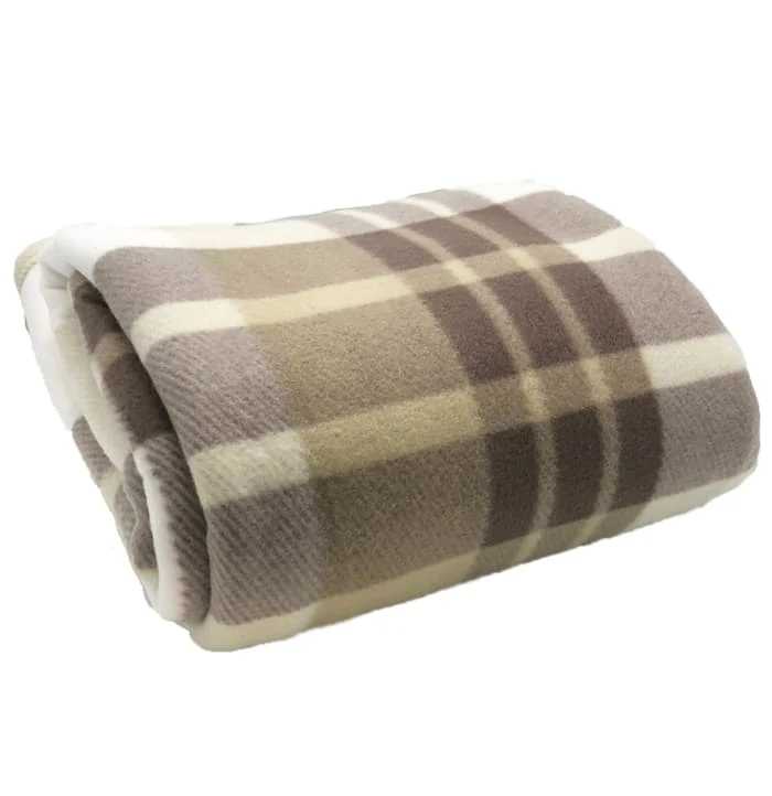 Tartan Blanket | Plaid Throws Size 125cm x 150cm Picnic Beach Bed Fleece Throwover - Image 7