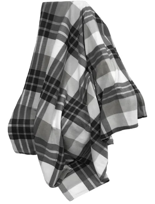 Tartan Blanket | Large Plaid Throws Picnic Beach Bed Fleece Throwover - Image 4
