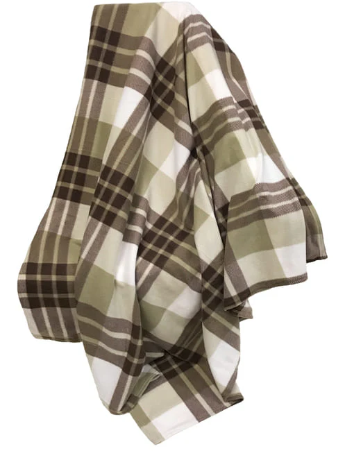 Tartan Blanket | Large Plaid Throws Picnic Beach Bed Fleece Throwover - Image 9