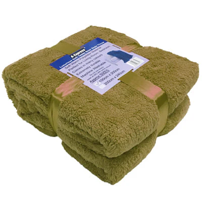 Teddy Blanket and Sherpa Throw Ideal For Bed, Travel, Picnic & Pets - Image 14