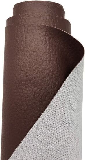 Grained Faux leather Heavy Duty Textured Fabric Waterproof Leatherette Dressmaking Upholstery Material - 140cm Wide - Image 6