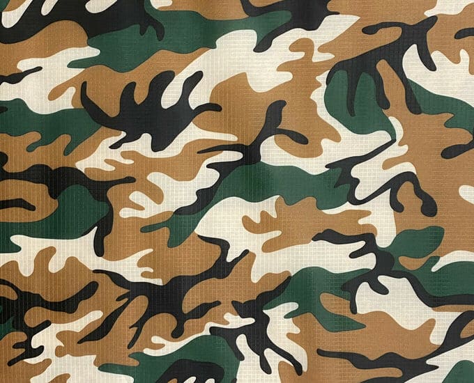 Waterproof Fabric Camo Ripstop Material 4oz Army Camouflage - 150cm Wide - Image 11